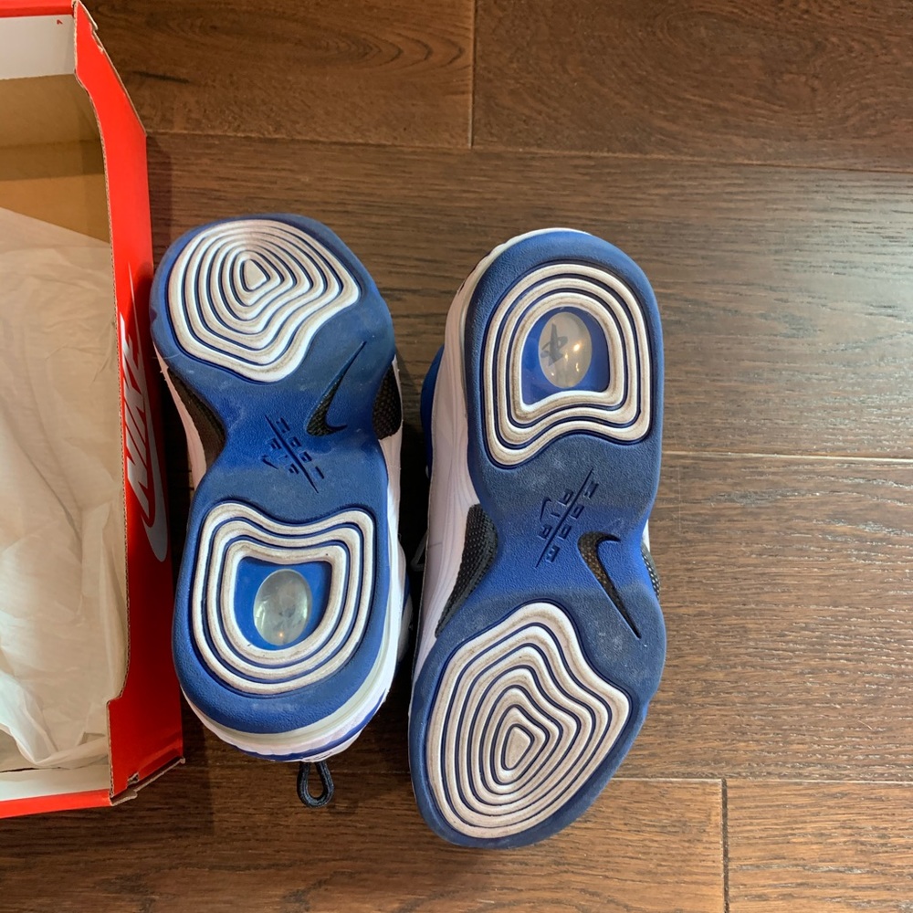 Nike air penny white and blue size 12 sneakers - Picture 2 of 5